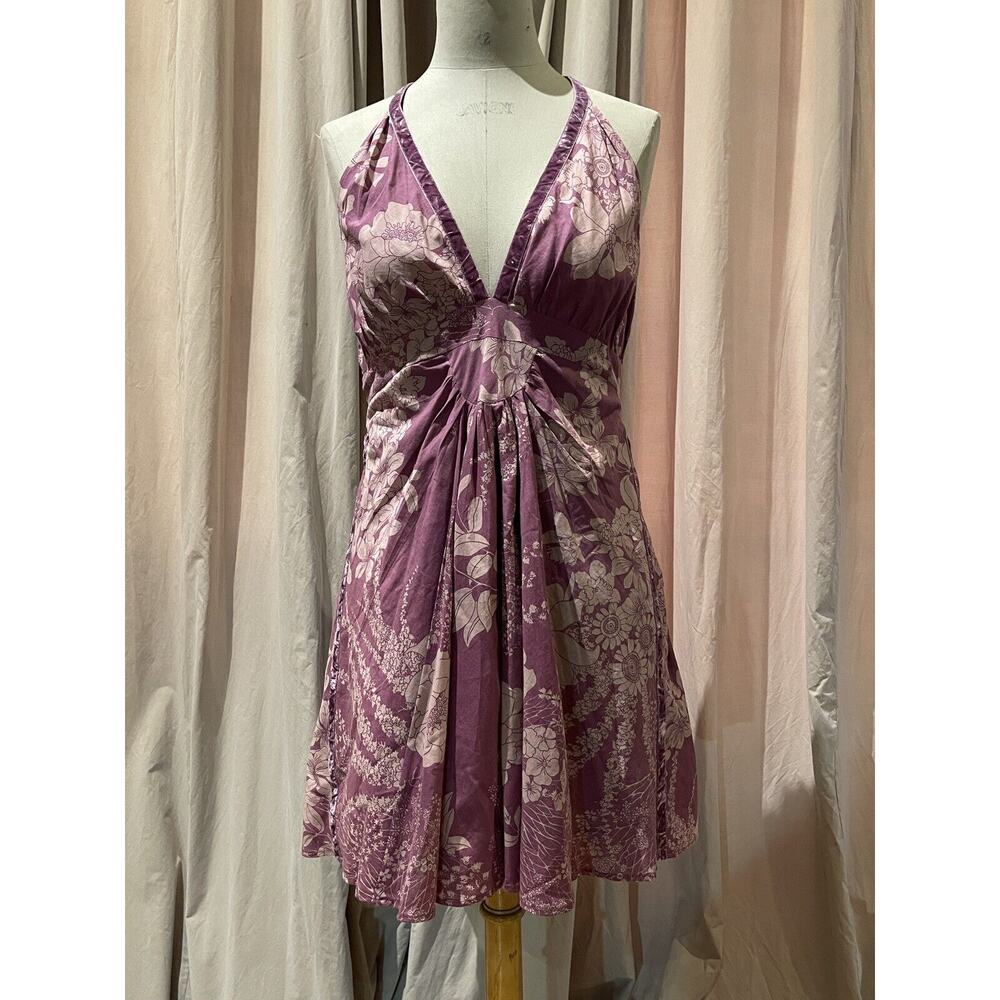 Vintage Y2K Deadstock w tags Soda Halter Dress M